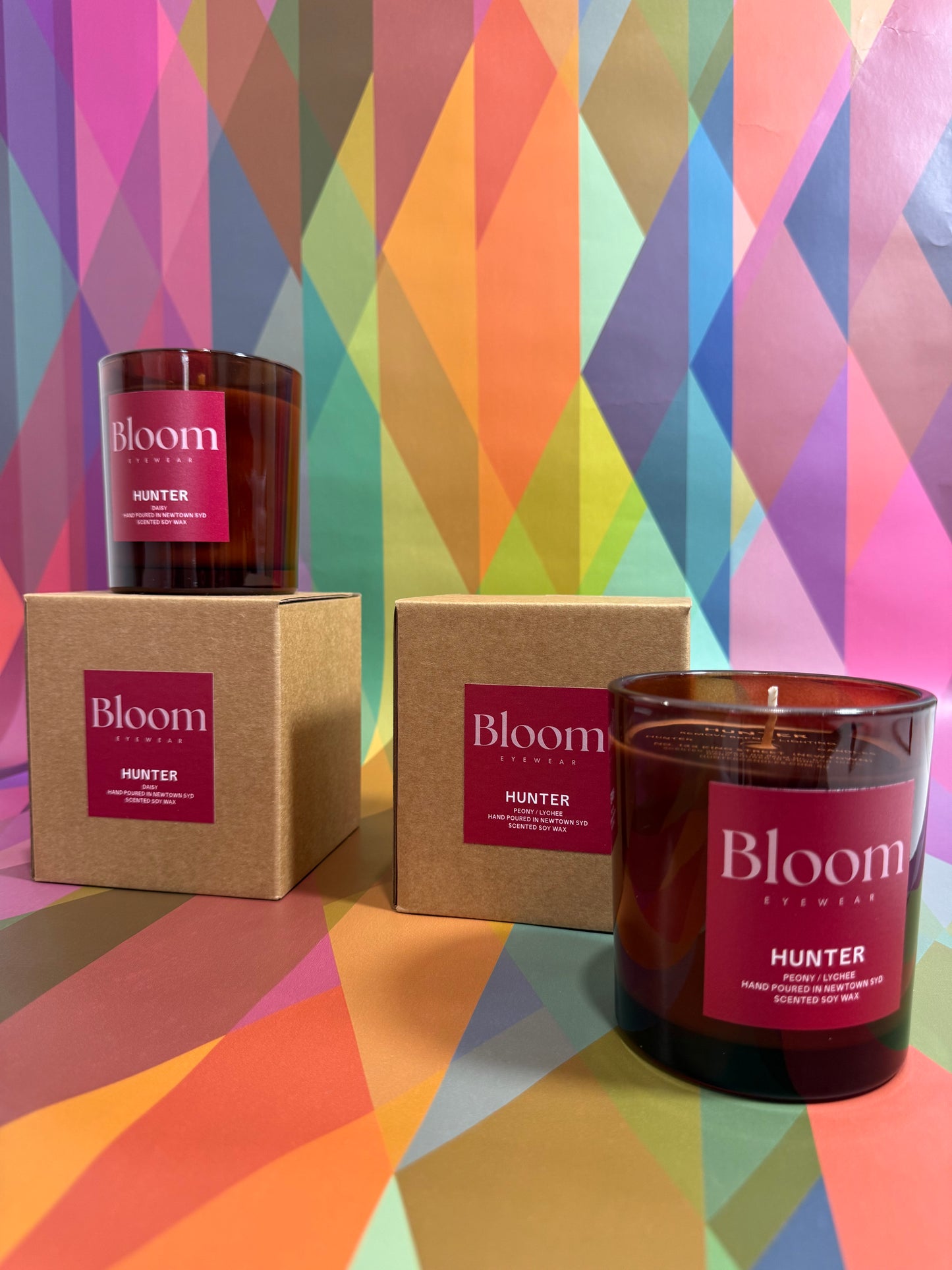 Bloom x Hunter Candle - Peony / Lychee