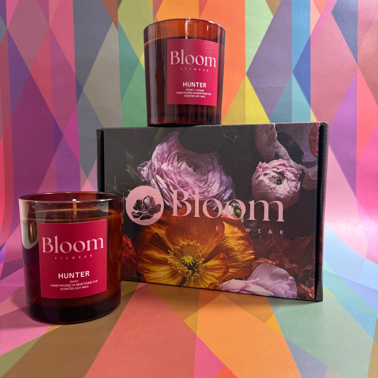 Bloom x Hunter Candle - Peony / Lychee