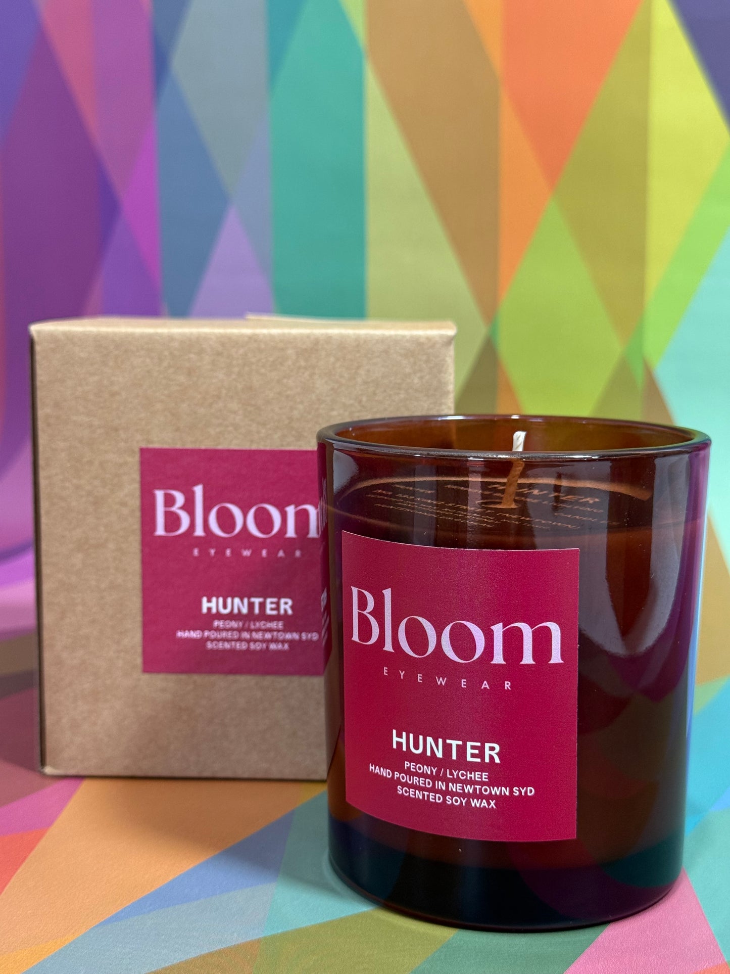 Bloom x Hunter Candle - Peony / Lychee