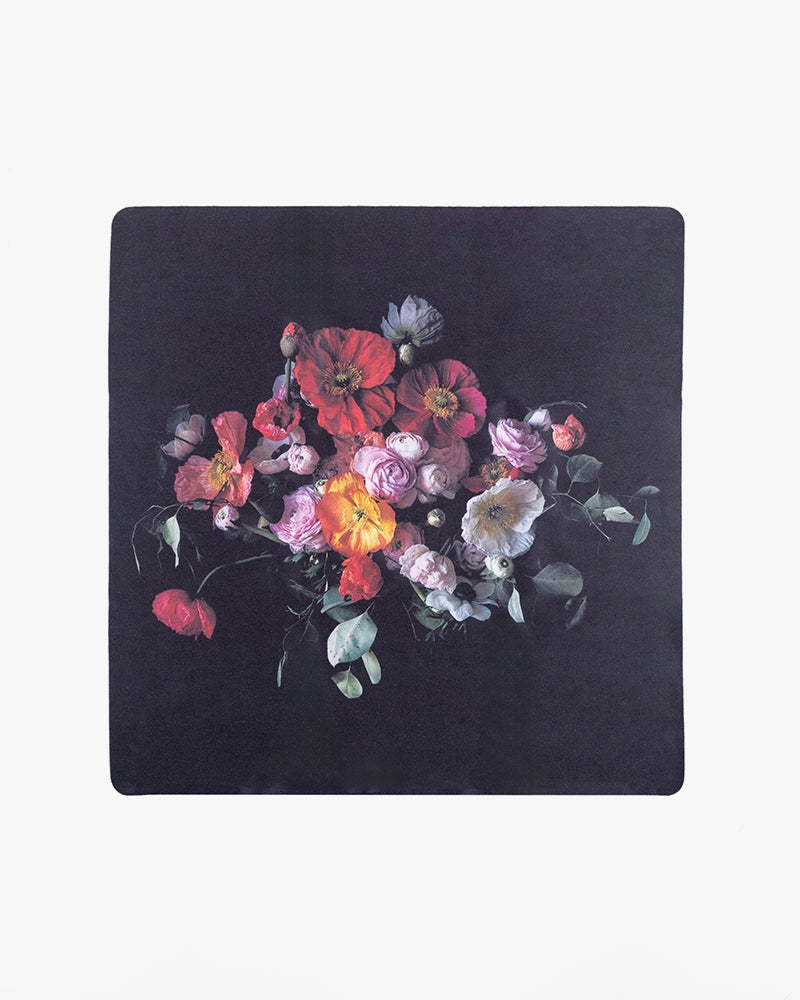 Double-Sided Bloom Floral Printed Cleaning Cloth